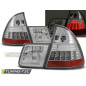 Fanali Posteriori LED Cromato per BMW E46 1999-2005 (Cod. TT-LDBM27)