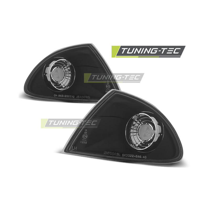 Indicatori Anteriori Nero per BMW E46 05/1998-08/2001 (Cod. TT-KPBM06)