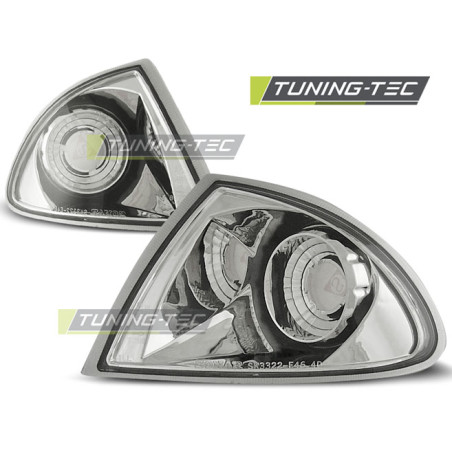 Indicatori Anteriori Cromato per BMW E46 05/1998-08/2001 (Cod. TT-KPBM11)