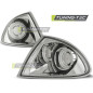 Indicatori Anteriori Cromato per BMW E46 05/1998-08/2001 (Cod. TT-KPBM11)