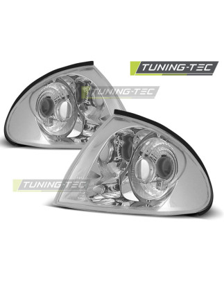 Indicatori Anteriori Cromato per BMW E46 05/1998-08/2001 (Cod. TT-KPBM13)