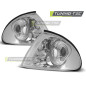 Indicatori Anteriori Cromato per BMW E46 05/1998-08/2001 (Cod. TT-KPBM13)