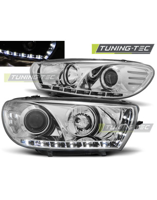 Fari Anteriori Luci Diurne Cromato per Volkswagen Scirocco 2008-04/2014 (Cod. TT-LPVWA9)