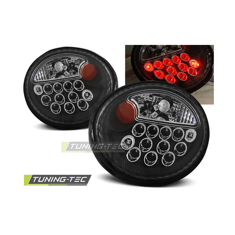 Fanali Posteriori LED Nero per Volkswagen New Beetle 10/1998-05/2005 (Cod. TT-LDVW39)