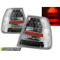 Fanali Posteriori LED Cromato per Volkswagen Bora 09/1998-07/2005 (Cod. TT-LDVW61)