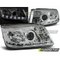 Fari Anteriori Luci Diurne Cromato per Volkswagen Bora 09/1998-05/2005 (Cod. TT-LPVWA1)