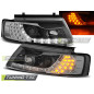 Fari Anteriori Luci Diurne Nero per Volkswagen Passat B5 11/1996-08/2000 (Cod. TT-LPVWB4)
