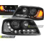 Fari Anteriori Luci Diurne Nero per Volkswagen T5 04/2003-08/2009 (Cod. TT-LPVWA8)