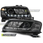 Fari Anteriori con Luci Diurne Luci Diurne Nero per Fiat Stilo 3D 10/2001-2008 (Cod. TT-LPFI12)