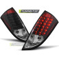 Fanali Posteriori LED LED Nero per Ford Focus 1 Hb 1998-2004 (Cod. TT-LDFO22)
