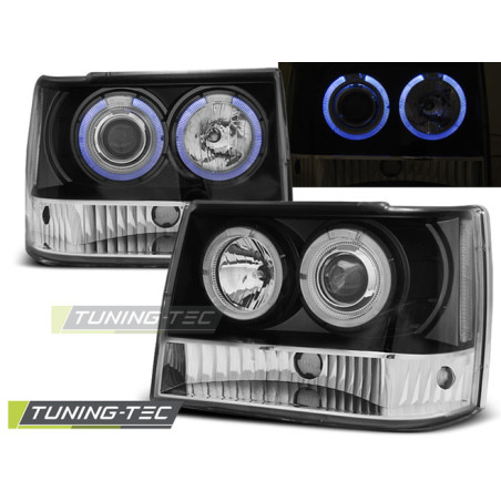 Fanali Posteriori Nero per Chrysler Jeep Grand Cherokee 1993-1998 (Cod. TT-LPCH12)
