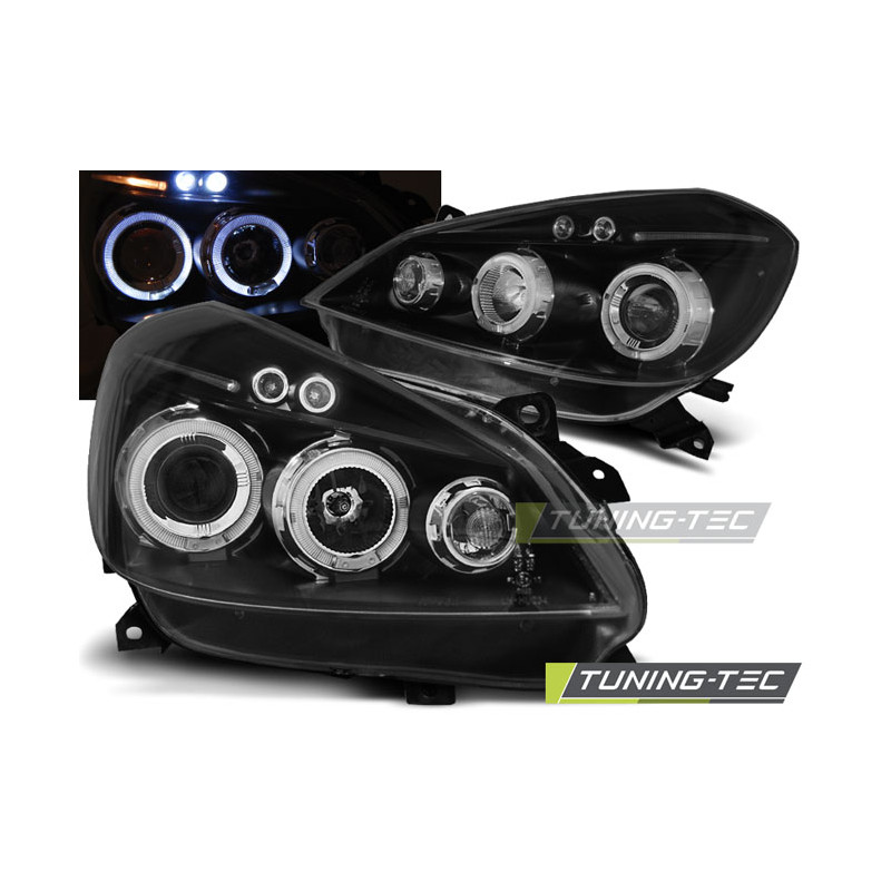 Fari Anteriori Angel Eyes per Renault Clio 3 2005-2009 (Cod. TT-LPRE28) Fari Anteriori Angel Eyes per Renault Clio 3 2005-2009 (Cod. TT-LPRE28)