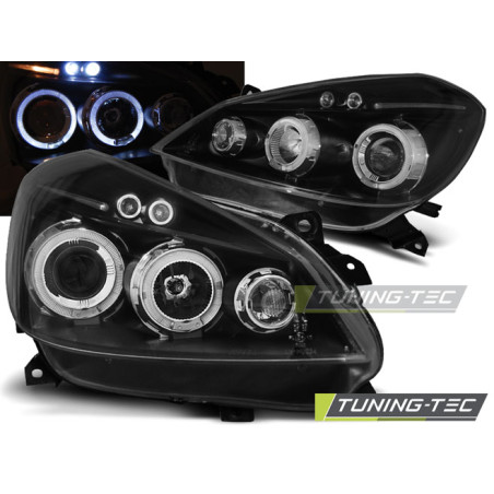 Fari Anteriori Angel Eyes per Renault Clio 3 2005-2009 (Cod. TT-LPRE28)
