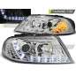 Fari Anteriori Luci Diurne Cromato per Volkswagen Passat 3BG B5 Fl 09/2000-03/2005 (Cod. TT-LPVWC7)