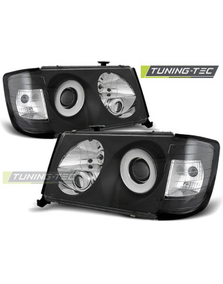 Fari Anteriori Nero per Mercedes-Benz W124 01/1985-04/1993 (Cod. TT-LPME06)