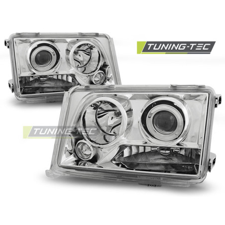 Fari Anteriori Cromato per Mercedes-Benz W124 Classe E 05/1993-06/1995 (Cod. TT-LPME48)