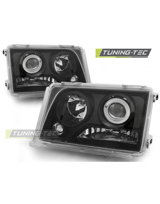 Fari Anteriori Nero per Mercedes-Benz W124 Classe E 05/1993-06/1995 (Cod. TT-LPME49)
