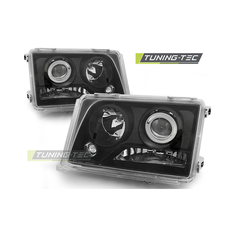Fari Anteriori Nero per Mercedes-Benz W124 Classe E 05/1993-06/1995 (Cod. TT-LPME49)