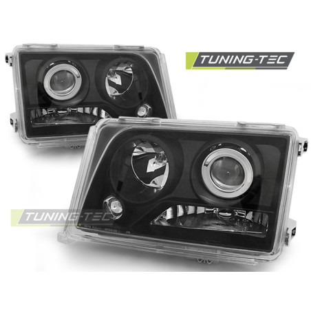 Fari Anteriori Nero per Mercedes-Benz W124 Classe E 05/1993-06/1995 (Cod. TT-LPME49)