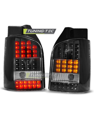 Fanali Posteriori LED Nero per Volkswagen T5 04/2003-2009 (Cod. TT-LDVW42)