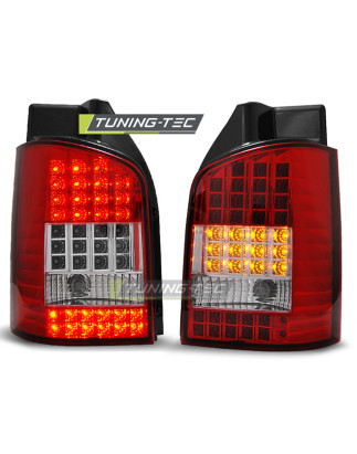 Fanali Posteriori LED Rosso/bianco per Volkswagen T5 04/2003-2009 (Cod. TT-LDVW44)