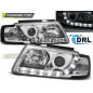 Fari Anteriori Luci Diurne DRL Cromato per Volkswagen Passat B5 3B 11/1996-08/2000 (Cod. TT-LPVWD6)