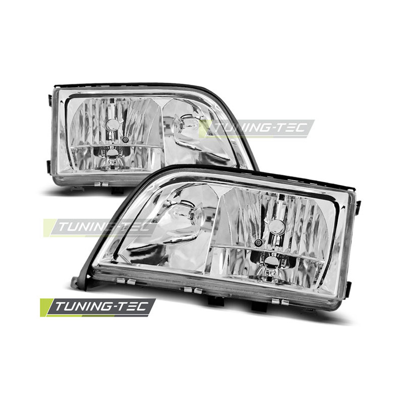 Fari Anteriori Cromato per Mercedes-Benz W140 S-klasa 03/1991-10/1998 (Cod. TT-LPME19)