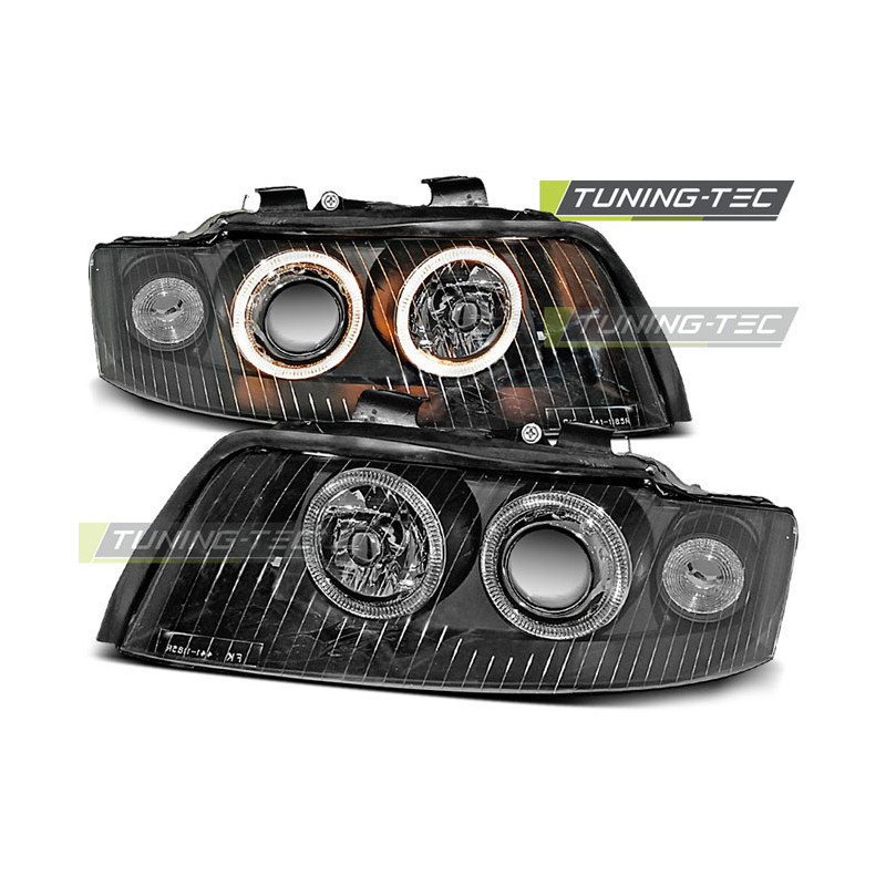 Fari Anteriori Angel Eyes per Audi A4 10/2000-10/2004 (Cod. TT-LPAU20)