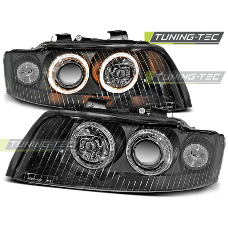 Fari Anteriori Angel Eyes per Audi A4 10/2000-10/2004 (Cod. TT-LPAU20)