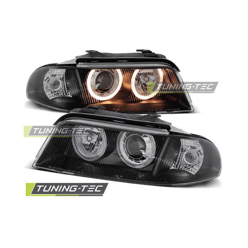 Fari Anteriori Angel Eyes per Audi A4 01/1999-09/2000 (Cod. TT-LPAU18)