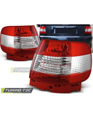 Fanali Posteriori Rosso/bianco per Audi A4 11/1994-09/2000 (Cod. TT-LTAU10)