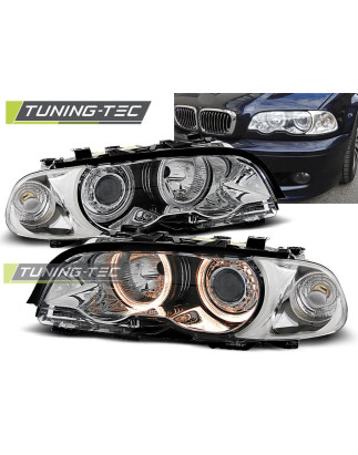Fari Anteriori Angel Eyes per BMW E46 04/1999-08/2001 (Cod. TT-LPBM33)