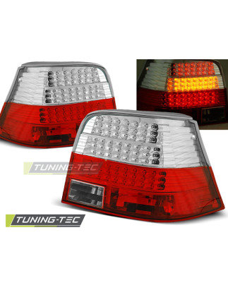Fanali Posteriori LED Rosso/bianco per Volkswagen Golf 4 09/1997-09/2003 (Cod. TT-LDVW31)