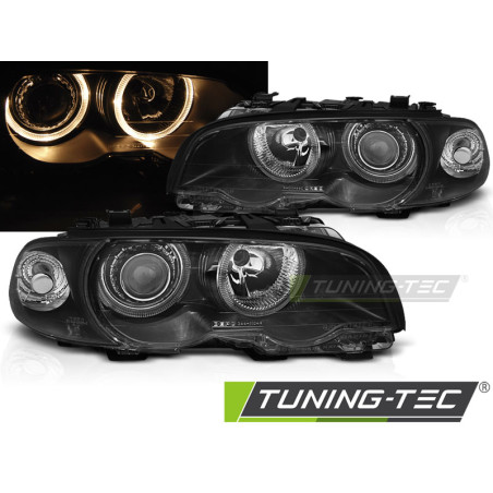 Fari Anteriori Angel Eyes per BMW E46 04/1999-2003 (Cod. TT-LPBM34)