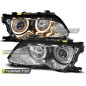 Fari Anteriori Angel Eyes per BMW E46 S/t 09/2001-03/2005 (Cod. TT-LPBM85)