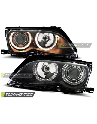 Fari Anteriori Angel Eyes per BMW E46 S/t 09/2001-03/2005 (Cod. TT-LPBM86)