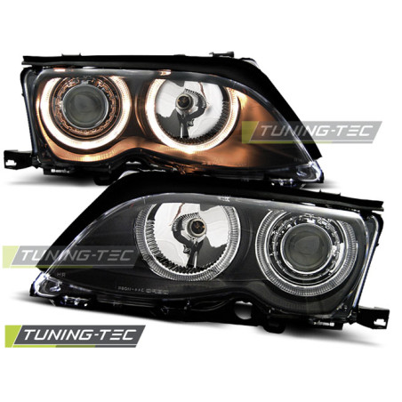 Fari Anteriori Angel Eyes per BMW E46 S/t 09/2001-03/2005 (Cod. TT-LPBM86)