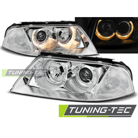 Fari Anteriori Angel Eyes per Volkswagen Passat 3BG B5 Fl 09/2000-03/2005 (Cod. TT-LPVW33)
