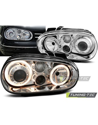 Fari Anteriori Angel Eyes per Volkswagen Golf 4 09/1997-09/2003 (Cod. TT-LPVW42)