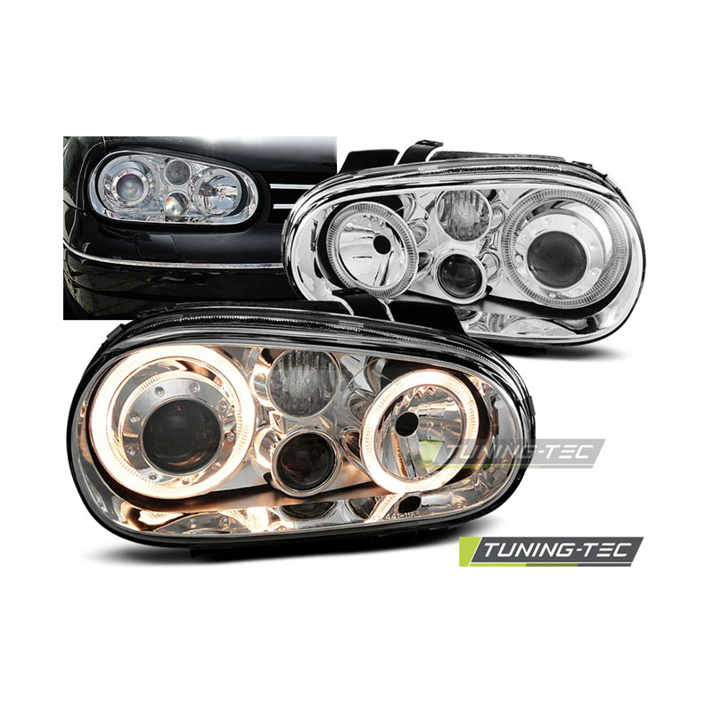 Fari Anteriori Angel Eyes per Volkswagen Golf 4 09/1997-09/2003 (Cod. TT-LPVW42)