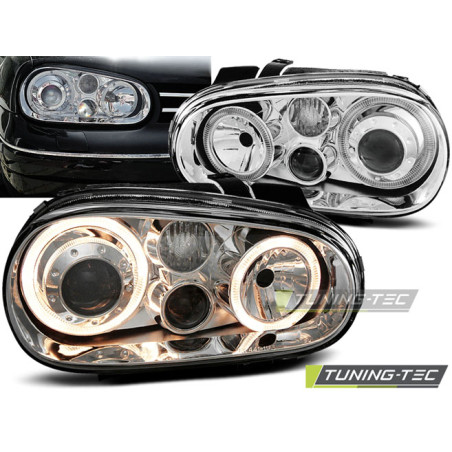 Fari Anteriori Angel Eyes per Volkswagen Golf 4 09/1997-09/2003 (Cod. TT-LPVW42)
