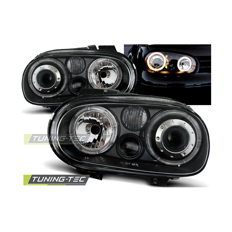 Fari Anteriori Angel Eyes per Volkswagen Golf 4 09/1997-09/2003 (Cod. TT-LPVW70)