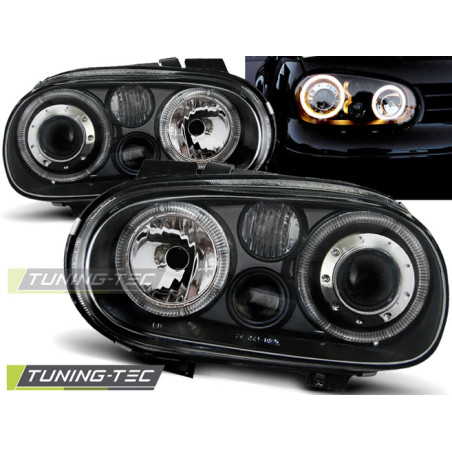 Fari Anteriori Angel Eyes per Volkswagen Golf 4 09/1997-09/2003 (Cod. TT-LPVW70)