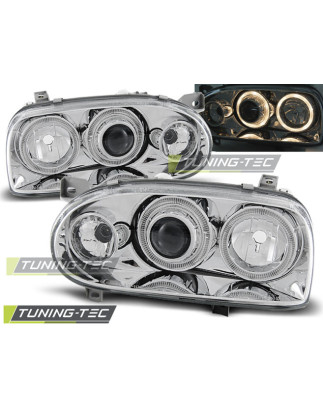 Fari Anteriori Angel Eyes per Volkswagen Golf 3 09/1991-08/1997 (Cod. TT-LPVW47)