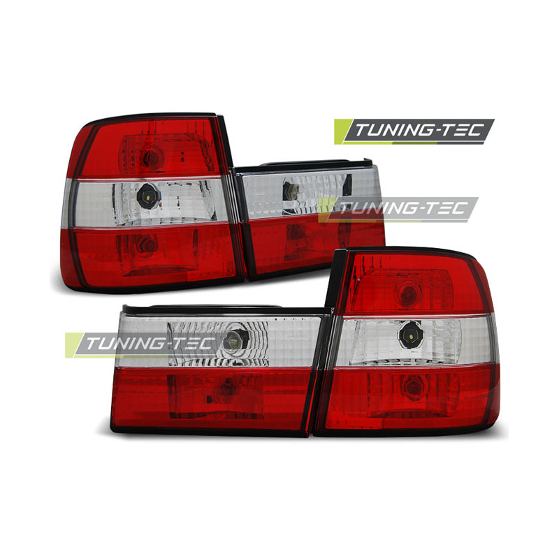 Fanali Posteriori Rosso/bianco per BMW E34 02/1988-12/1995 (Cod. TT-LTBM10)