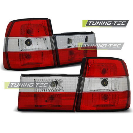 Fanali Posteriori Rosso/bianco per BMW E34 02/1988-12/1995 (Cod. TT-LTBM10)