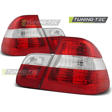 Fanali Posteriori Rosso/bianco per BMW E46 09/2001-03/2005 (Cod. TT-LTBM22)
