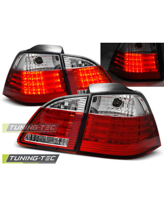 Fanali Posteriori LED Rosso/bianco per BMW Serie 5 E61 2004-03/2007 (Cod. TT-LDBM33)
