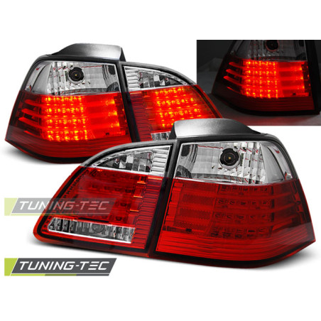 Fanali Posteriori LED Rosso/bianco per BMW Serie 5 E61 2004-03/2007 (Cod. TT-LDBM33)