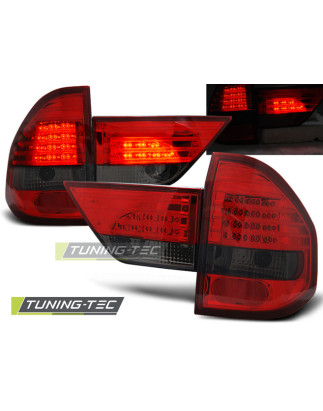 Fanali Posteriori LED Rosso Fumé per BMW X3 E83 01/2004-2006 (Cod. TT-LDBM48)